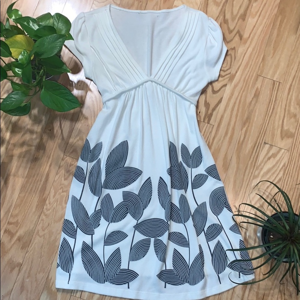 White Tie Back Dress